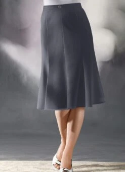 8-Bahnenrock In 11 Farben 12 8-Bahnenrock In 11 Farben -Kleider Mut Verkaufsgeschäft 8 bahnenrock in 11 farben farbe dunkelgrau groesse 022