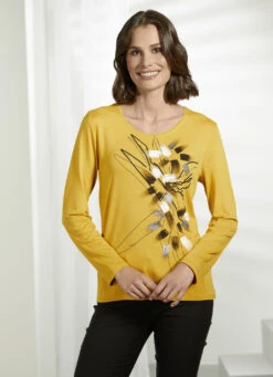 Attraktives Shirt Mit Effektvoller Flatlock-Naht In 2 Farben