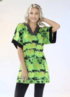 Fabelhaftes Longshirt In Batik-Optik