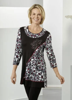 Hinreißendes Longshirt Mit 3/4-langen Ärmeln