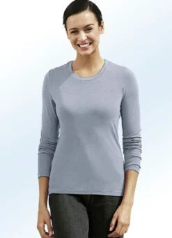 Kombifreundliches Shirt -Kleider Mut Verkaufsgeschäft kombifreundliches shirt farbe grau groesse s36 38