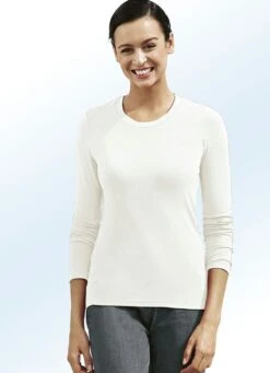 Kombifreundliches Shirt -Kleider Mut Verkaufsgeschäft kombifreundliches shirt farbe naturweiss groesse l44 46