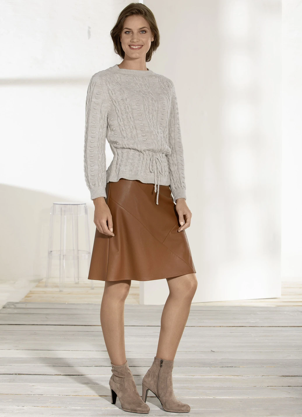 Rock Aus Softem Nappaleder-Imitat 5 Rock Aus Softem Nappaleder-Imitat – Bild 5