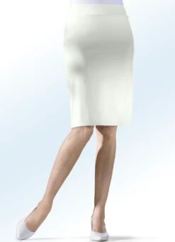 Rock In 8 Farben In Bequemer Schlupfform -Kleider Mut Verkaufsgeschäft rock in 8 farben in bequemer schlupfform farbe ecru groesse 052