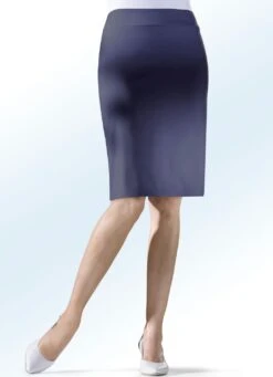 Rock In 8 Farben In Bequemer Schlupfform -Kleider Mut Verkaufsgeschäft rock in 8 farben in bequemer schlupfform farbe marine groesse 036