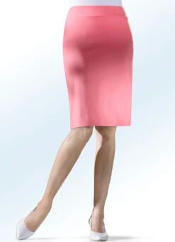 Rock In 8 Farben In Bequemer Schlupfform -Kleider Mut Verkaufsgeschäft rock in 8 farben in bequemer schlupfform farbe papaya groesse 038