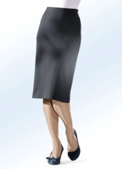 Rock In Gerader Schnittführung -Kleider Mut Verkaufsgeschäft rock in gerader schnittfuehrung farbe anthrazit groesse 044