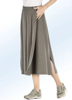 Rock In Interessanter Wickeloptik 9 Rock In Interessanter Wickeloptik -Kleider Mut Verkaufsgeschäft rock in interessanter wickeloptik farbe khaki groesse 022