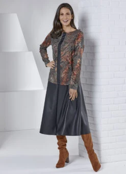 Rock In Leichter Tellerform -Kleider Mut Verkaufsgeschäft rock in leichter tellerform farbe schwarz groesse 017 3