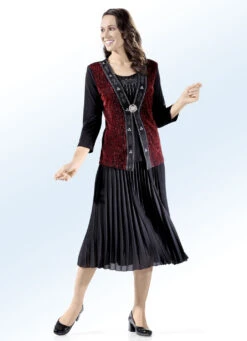 Rock Mit Sonnenplissee-Falten -Kleider Mut Verkaufsgeschäft rock mit sonnenplissee falten farbe schwarz groesse 019 1