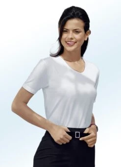 Shirt In 4 Farben -Kleider Mut Verkaufsgeschäft shirt in 4 farben farbe weiss groesse 038