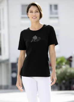 Shirt Mit Hohem Tragekomfort In 4 Farben -Kleider Mut Verkaufsgeschäft shirt mit hohem tragekomfort in 4 farben farbe schwarz groesse m 40 42