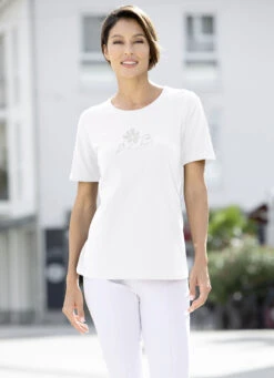 Shirt Mit Hohem Tragekomfort In 4 Farben -Kleider Mut Verkaufsgeschäft shirt mit hohem tragekomfort in 4 farben farbe weiss groesse xxl 52 54