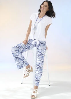 Shirt Mit Raffinierter Bindemöglichkeit In 2 Farben -Kleider Mut Verkaufsgeschäft shirt mit raffinierter bindemoeglichkeit in 2 farben farbe weiss groesse 036 1