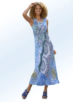 Wunderschönes Wendekleid In Schlupfform -Kleider Mut Verkaufsgeschäft wunderschoenes wendekleid in schlupfform farbe hellblau tuerkis petrol groesse 038 1